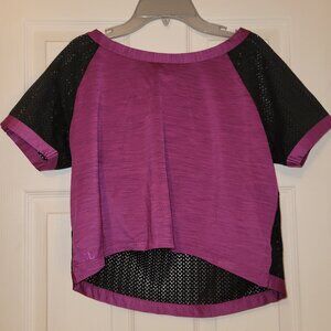 Jo + Jax purple crop top